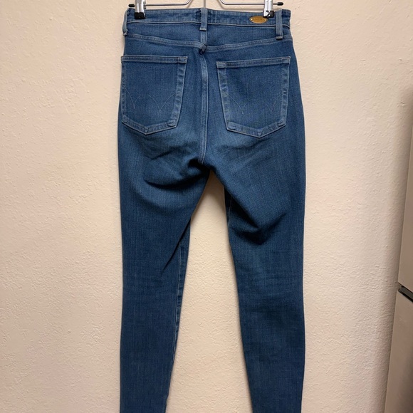 Edwin Women's Skinny Jeans in Deep Blue - Picture 3 of 4